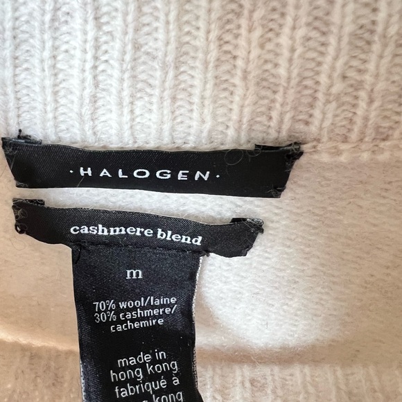 Halogen Wool/ Cashmere Blend Mock Sweater - Picture 5 of 6